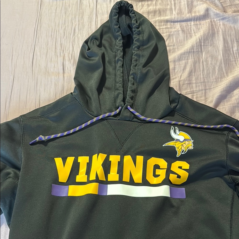 Nike Vikings Hoodie - Black and Yellow